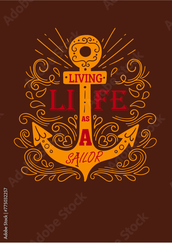 living life as a sailor logo