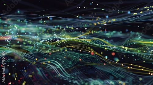 Immersive Digital Ecosystem:Algorithmic Flows of Data and Energy in Real-Time Simulation
