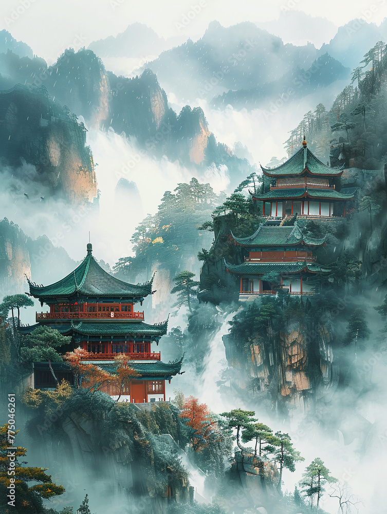 Minimalist song style, Chinese landscape