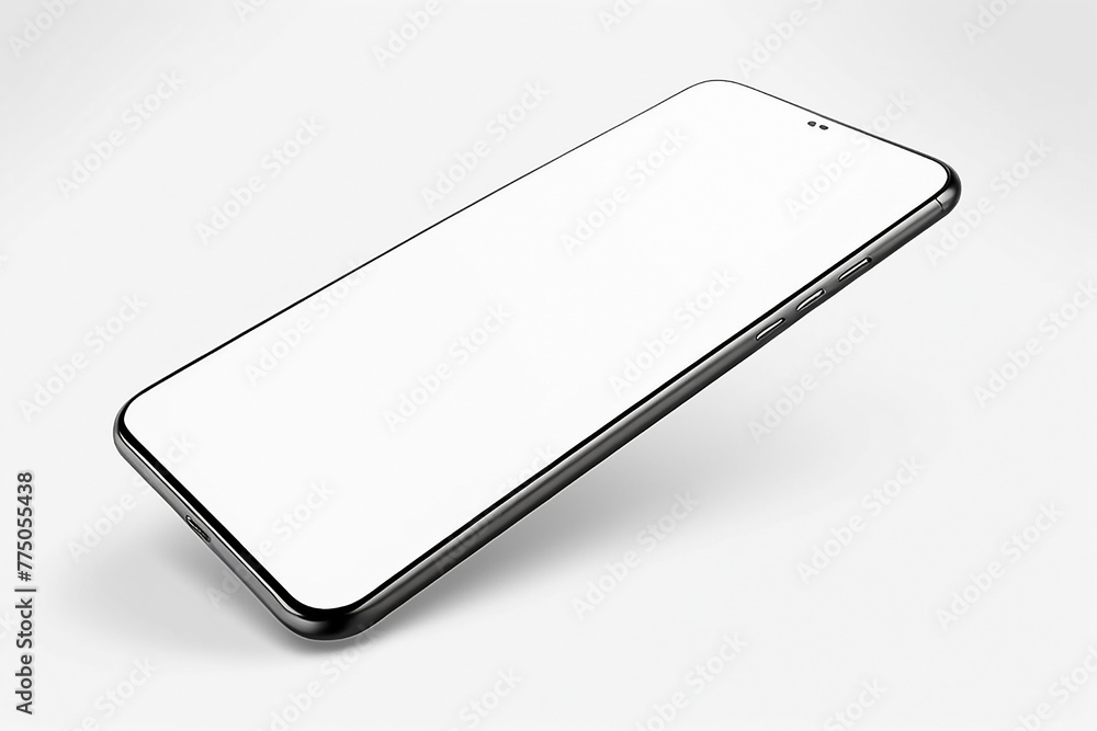 Smart phone in white background Smart phone in white background