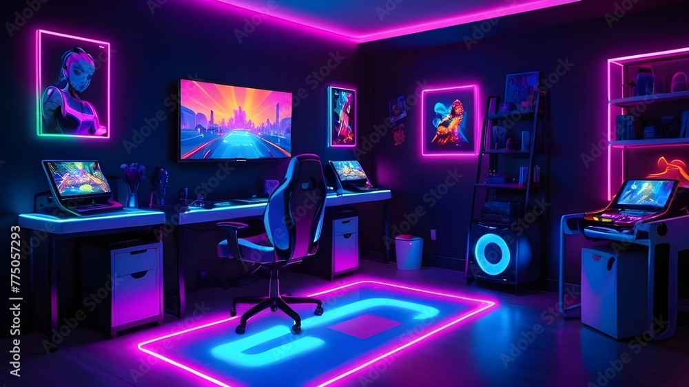 Gaming Room Bliss Where Joy Knows No Limits Gaming Room Bliss Where Joy Knows No Limits