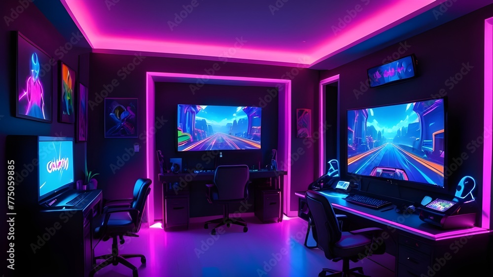Gaming Room Fantasia Immerse Yourself in a World of Play Gaming Room Fantasia Immerse Yourself in a World of Play