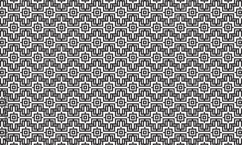 Embrace timeless elegance with this captivating black and white geometric pattern. Perfect for adding sophistication to your designs.