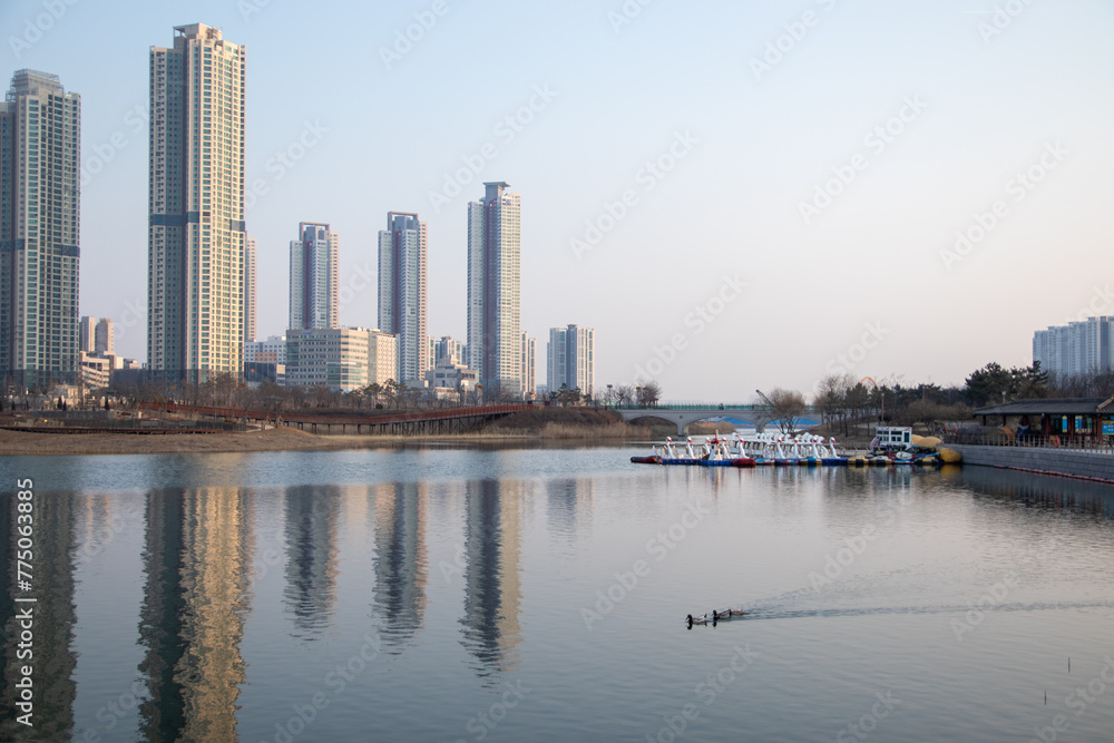 청라호수공원(Korea, Incheon cheong-na lake park)