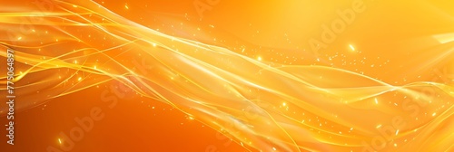 wallpaper shimmering orange and yellow and lit a red , aspec ratio 3:1 for banner, poster, social media