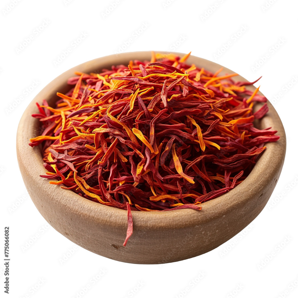 Fototapeta premium saffron in bowl