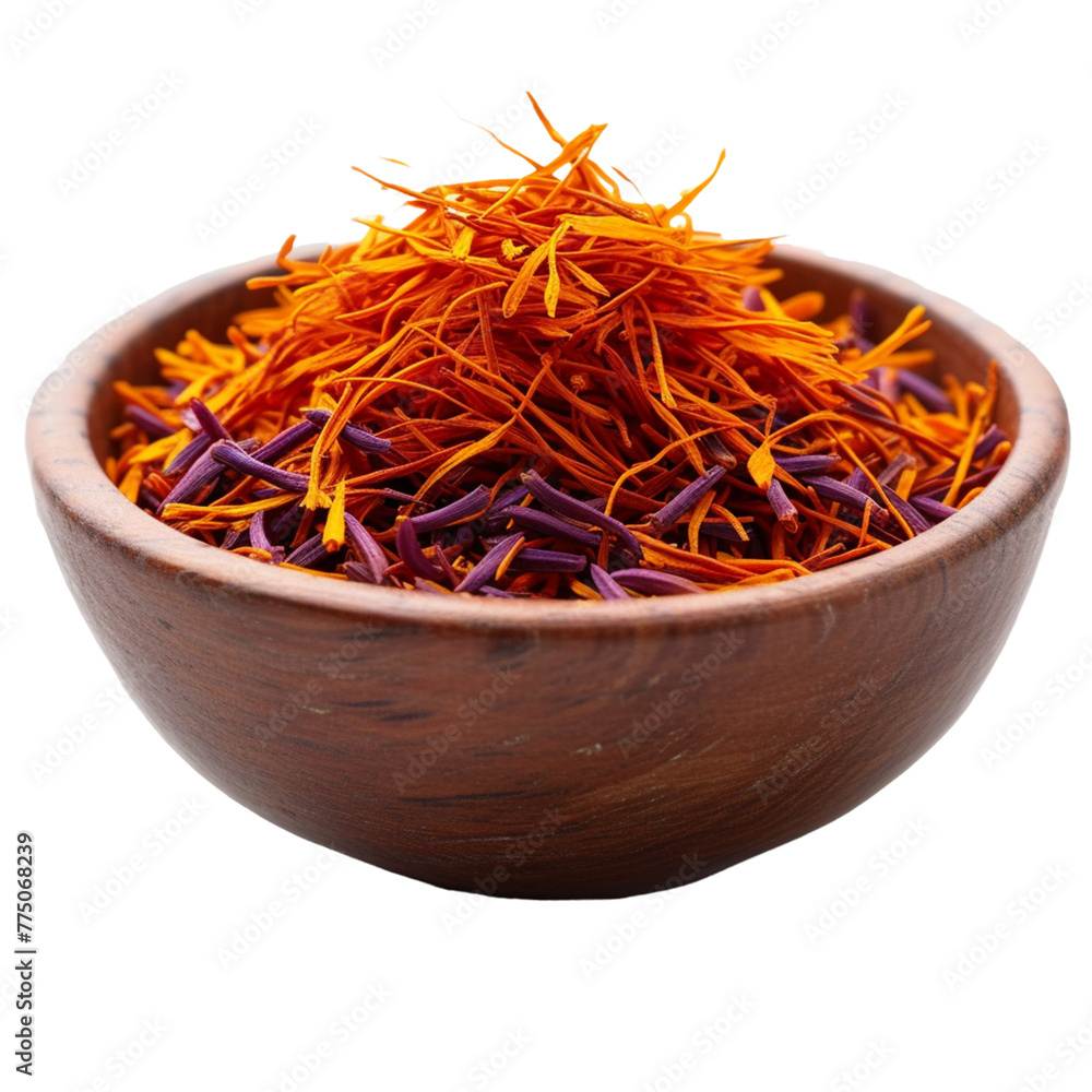 Fototapeta premium saffron in bowl