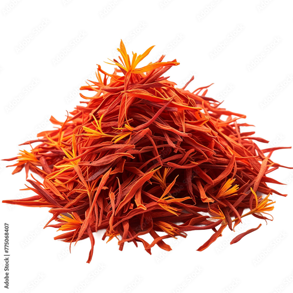 Naklejka premium saffron in bowl