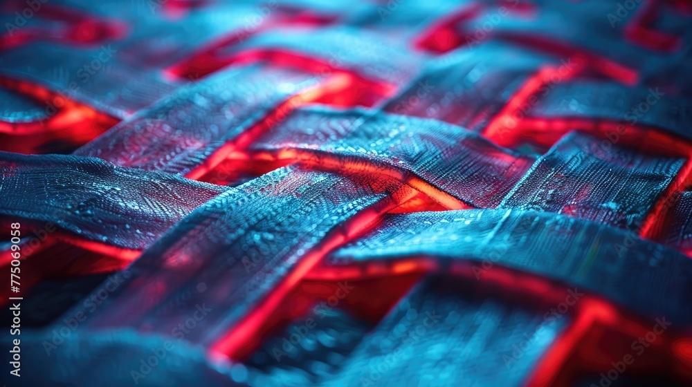 Bandages arranged in a crisscross pattern, sterile lighting Bandages arranged in a crisscross pattern, sterile lighting