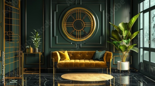 A modern living room design...