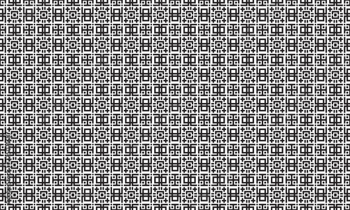 Embrace timeless elegance with this captivating black and white geometric pattern. Perfect for adding sophistication to your designs.