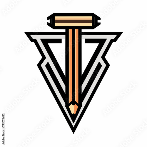 -monogram-b-t-pencil-logo