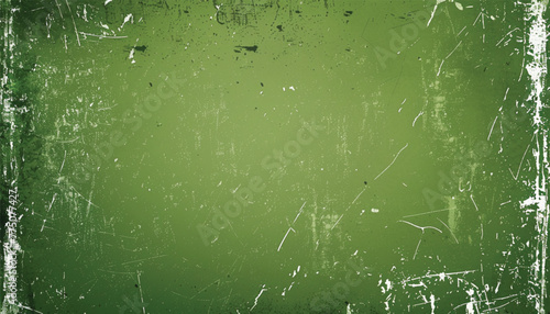 abstract green background with grunge texture and paint splashes