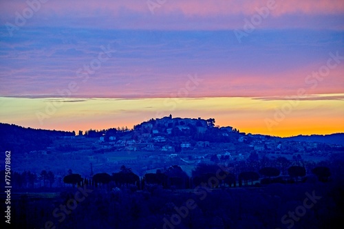 Spectacular Winter Sunrise in Umbria Italy