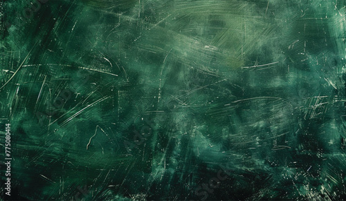 abstract green background with grunge texture and paint splashes