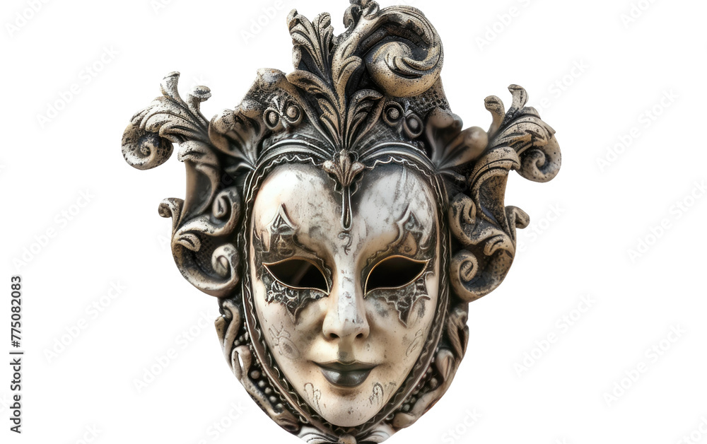 Masked Carnival Spectacle isolated on transparent Background