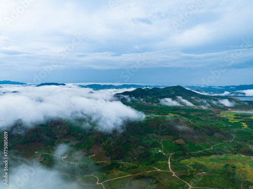 Cloud scene after rain at Daguangba  Dongfang City  Hainan  China