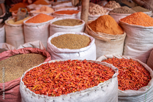 The colorful market of Harar, Ethiopia