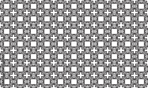Embrace timeless elegance with this captivating black and white geometric pattern. Perfect for adding sophistication to your designs.