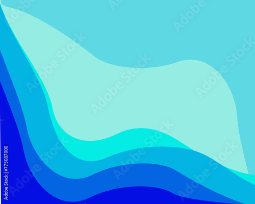 creative water waves background abstract