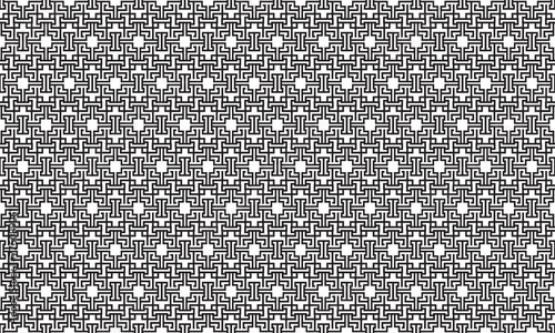 Embrace timeless elegance with this captivating black and white geometric pattern. Perfect for adding sophistication to your designs.