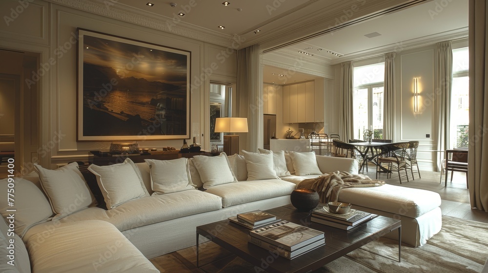 Fototapeta premium Craft a visually appealing image of an apartment