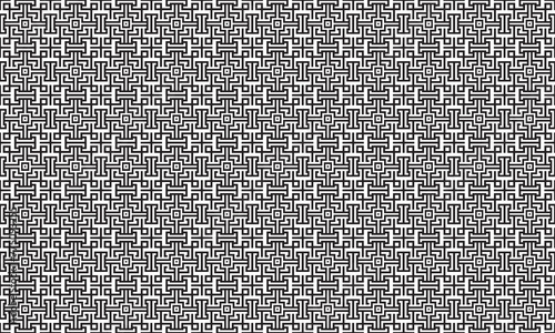 Embrace timeless elegance with this captivating black and white geometric pattern. Perfect for adding sophistication to your designs.