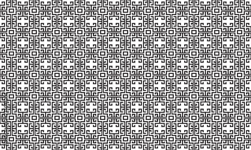 Embrace timeless elegance with this captivating black and white geometric pattern. Perfect for adding sophistication to your designs.