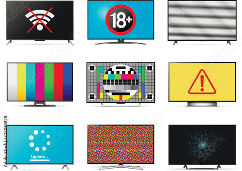 Not working tv set