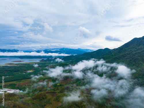 Cloud scene after rain at Daguangba, Dongfang City, Hainan, China