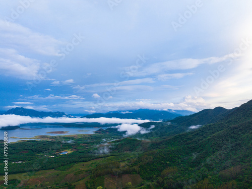 Cloud scene after rain at Daguangba  Dongfang City  Hainan  China