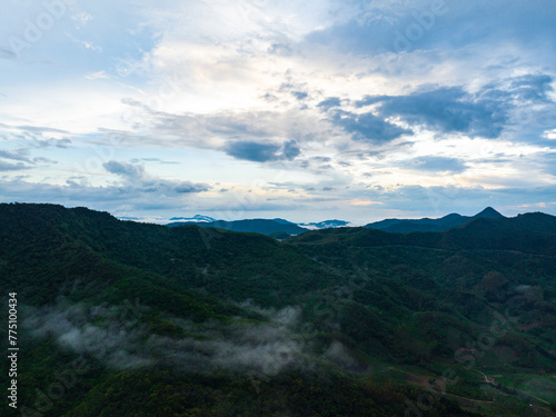Cloud scene after rain at Daguangba  Dongfang City  Hainan  China