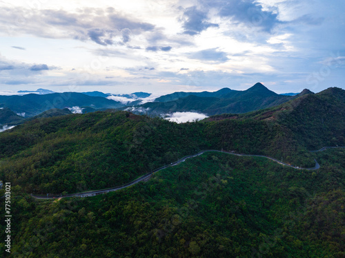 Cloud scene after rain at Daguangba, Dongfang City, Hainan, China photo