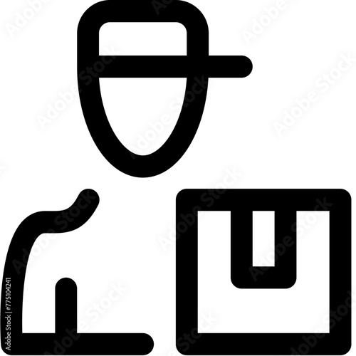 A complete list of commonly used linear black outline pack