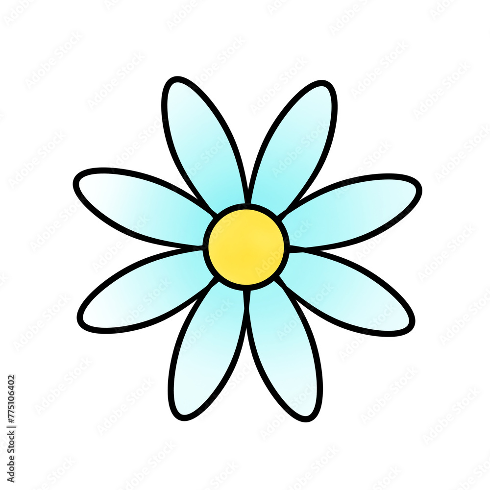 Cute blue flower Cute blue flower