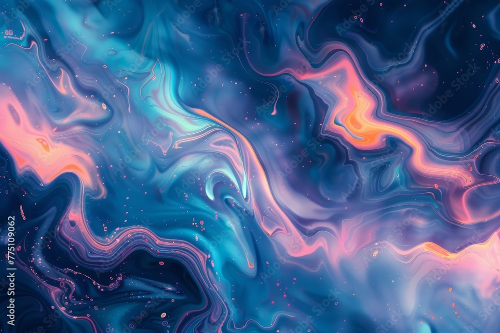 Fototapeta premium Translucent holographic marble pattern backdrop