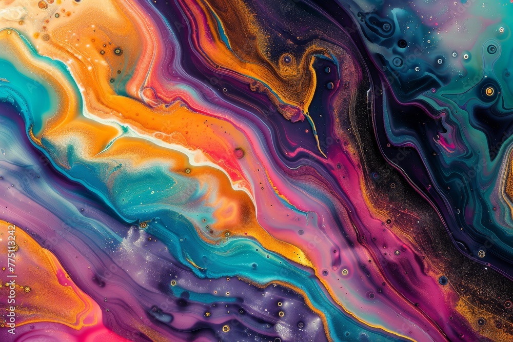 Mesmerizing holographic marble surface design Mesmerizing holographic marble surface design
