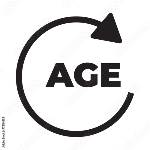 age limit icon design vector logo template EPS 10