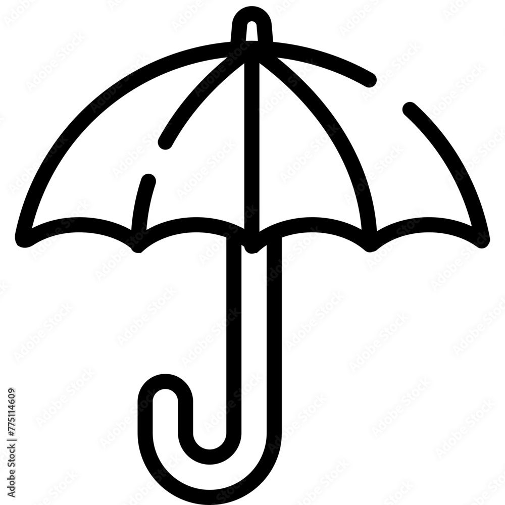 Winter gear linear  black outline icon pack