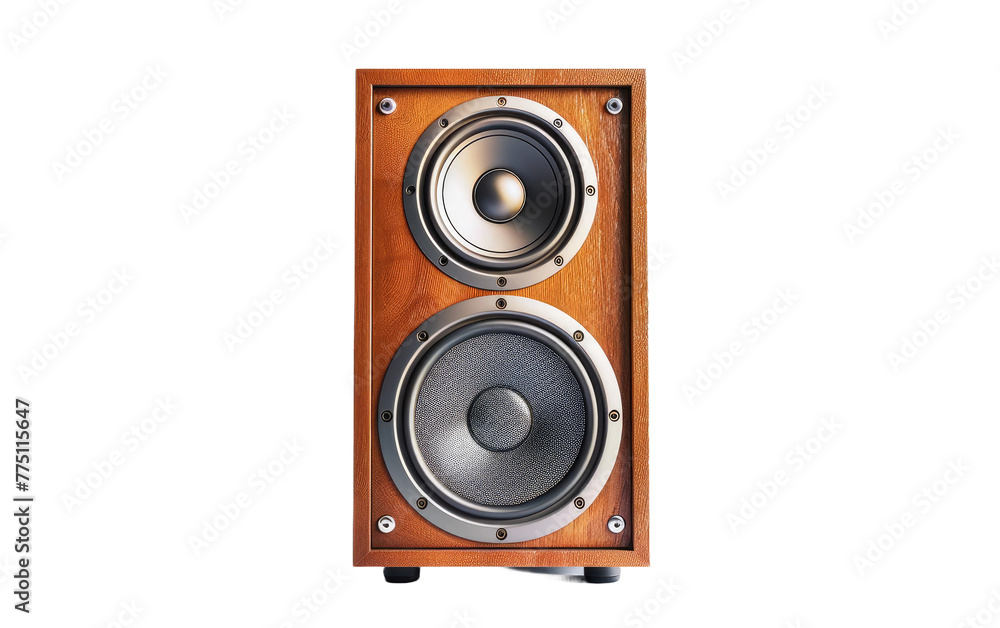 The Red Speaker isolated on transparent Background The Red Speaker isolated on transparent Background