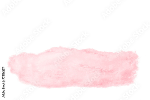 Pink absorbent cotton on a sheer background.