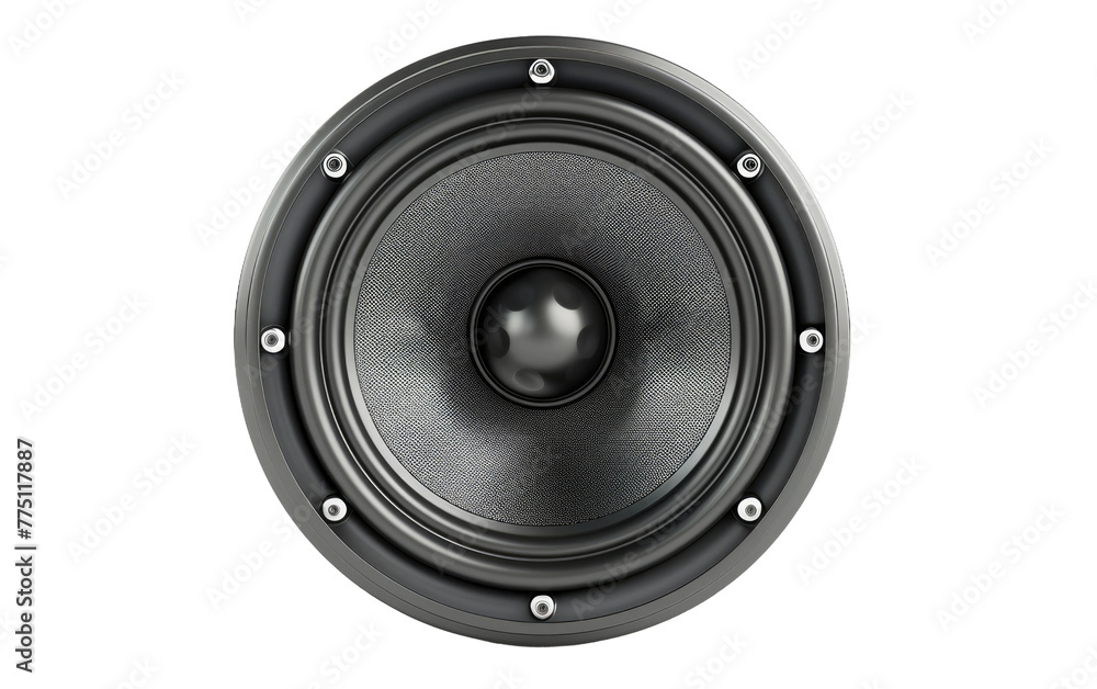 Low-frequency Speaker isolated on transparent Background Low-frequency Speaker isolated on transparent Background