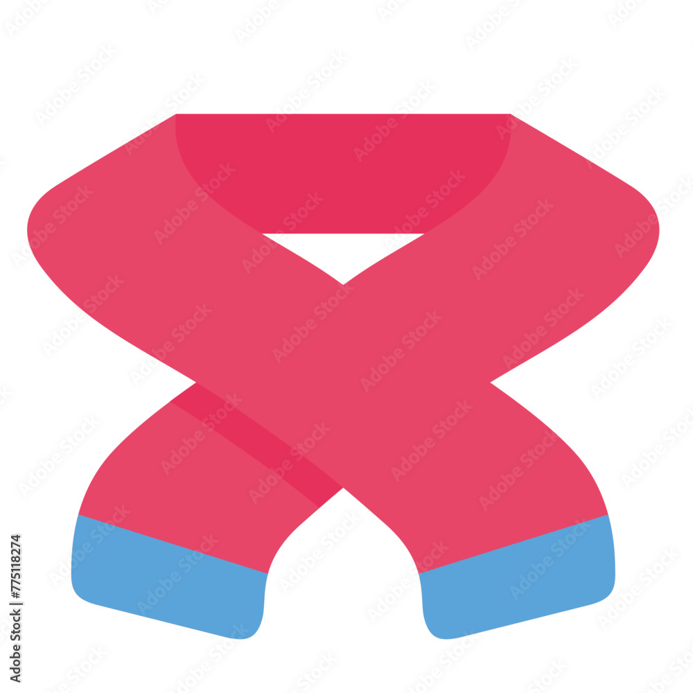 Winter gear flat colored icon pack Winter gear flat colored icon pack