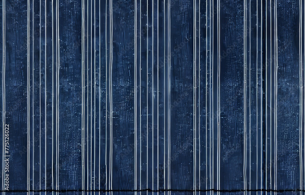 Fototapeta premium A denim texture with classic blue stripes, offering a casual and familiar background for fashion or lifestyle banners