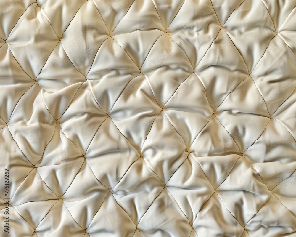 A quilted texture with padded stripes, providing a cozy and comforting background for home decor or lifestyle designs A quilted texture with padded stripes, providing a cozy and comforting background for home decor or lifestyle designs