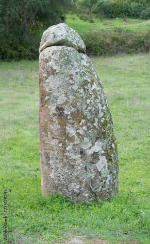 menhir Vertical stones from the Bronze Age and the Nuragic and Pre-Nuragic Ages photo