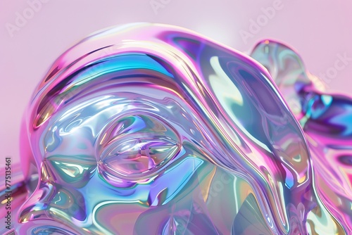 Transcendent 3D Marble Surface Pattern