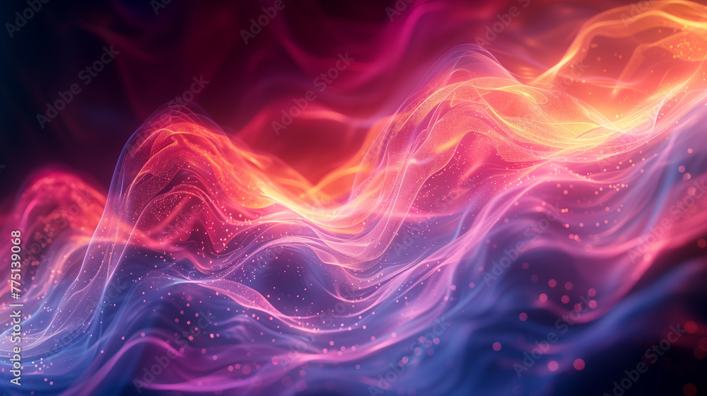 Freeform lights beam - Abstract background Freeform lights beam - Abstract background