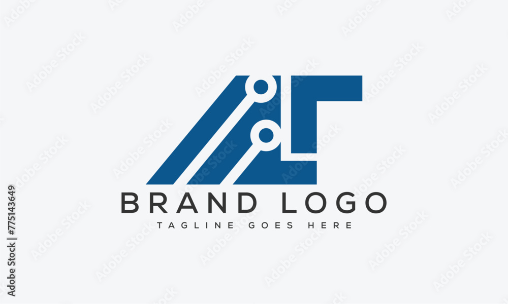 letter AT logo design vector template design for brand letter AT logo design vector template design for brand
