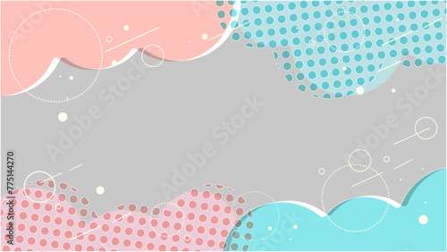 ポップなデザイン背景素材